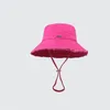 2023 Chapeaux à bord large chapeau de seau de créateur pour femmes Cap effilée huit couleurs à choisir Fashionbelt006