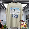 Koszulki męskie duże RRR123 T Shirt Mężczyźni Kobiety Wysokiej jakości vintage Casual Summer Style Tee Tops Men Ubranie T230321