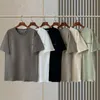 Mäns T-shirts Summer Men's essentialst-shirt Högkvalitativa reflekterande bokstäver T-shirt High Street Hip Hop Unisex Cotton Sport Tees 230321