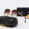 Дизайнерский канал Sunglass Cycle Роскошные модные спортивные солнцезащитные очки мужчины женщины Летнее зимнее винтажное бейсбол против ультрафиолета новые солнцезащитные очки