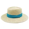 صيف بنما القبعات النقية المنسوجة يدويًا جديدة في الهواء الطلق قبعة شمس الساحلية قبعة شاطئية واسعة الحافة أغطية الذكور مقعرة أعلى القبعة القبعة القبعة القبعة bc510