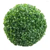 Flores decorativas verdes de planta artificial de planta topiaria de árvore de árvore de bilhwood home ao ar livre plantas de festas de casamento grama