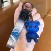 Trend Fashion Ins Style Keychain Multicolor Bear Keychain pendente Carchain Bag Decoration Jóias Acessórios Creative Holiday Gifts