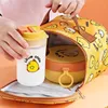 Lunch Boxes Stainless Steel Bento Kids School Kawaii Sealed Portable Food Container Separate Heatable 230321