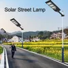 Outdoor Solar Street Light Induzione radar IP65 Telecomando impermeabile Luci di inondazione di sicurezza Dusk-to-Dawns crestech168