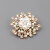 Pearl Broche Rhinestone Flower Broches For Women Broche Pin Simple Fashion Jewelry Wedding Pin Corsage Accessoires