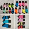 Multicolor Ankle Socks With Cardboad Tags Sports Cheerleaders Black pink Short Sock Girls Women Cotton Sports Socks Skateboard Sneaker 01