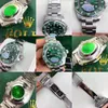 Med Box Mens Watch Classic Luxury Automatic Movement Ceramic Ring Watch Size 40mm rostfritt stål Strap Casual Business Watch kan lägga till vattentätt safirglas