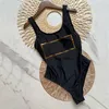 Classics Sequin Black Women Designer One Piece Swimsuits Summer Sexy Woman Bikinis Fashion Swimwear High Quality Lady Bathing Suits S-XL Biquinis Female IN Stock