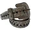 Zwart Rood Volledige strass Bb Simon riem Designer riem voor mannen vrouwen tailleband als cadeau