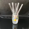 Je t'aime pour marquer des accessoires de bangs de paille Brûleur à mazout unique Bongs en verre Tuyaux Conduites d'eau Pipe en verre Plates-formes pétrolières Fumer avec compte-gouttes