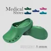 Slippers Work Shoes Laboratory for Men and Women EVA Toe Cap Sandals Nonslip Protective Antineedle Hole 230320