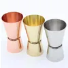 15/30ML Double Head Measuring Cup Gold Stainless Steel Bar Cocktail Measuring Cups Jigger Liquor Measuring Cup Customizable