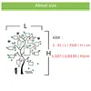 Wall Stickers 3D Family Tree Acrylic Po tree Home Decor Poster Decal Mirror po wall wallpaper kid room decor 230321