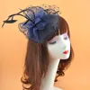 Headpieces dames bloemen mesh linten veren fedoras hoed hoofdband of een clip cocktail thee feest hoofdweerweer bruiloft haaraccessoires