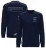 Formuła F1 Team Bluetie 2023 Nowa oficjalna bluza z kapturem Seria odzieży Racing Series F1 T-shirt Driver Casual Polo Shirt Jersey Custom XA0L