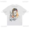 T-shirts masculinos High Novos 2022 Men Men Confortável Dreadlocks Vingança T T-shirt Hip Hop Skateboard Camisetas de algodão Tee Top Us Size #R4 T230321