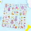 Gift Wrap 4pcs/Bag Dance With Youth Series Girl Die Cut PET Planner Stickers DIY For Scrapbooking Po Decor Waterproof Label