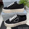 Designer Sneakers Gabardine Nylon Casual Shoes Brand Wheel Trainers Luxury Canvas Sneaker Fashion Platform Solid höjda sko med låda