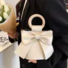 Abendtaschen 2023 Frauen Persönlichkeit Bogen Eimer Tasche Qualität Luxus Handtaschen Mode Grün Schulter Messenger Umhängetasche