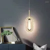 Lampade a sospensione Luci a LED nordiche Illuminazione per interni per la casa Soggiorno Camera da letto Lampadario da comodino Decorazione moderna di lusso Lampada a sospensione