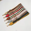 Bag Parts Accessories Luxury Colored Belt Bags Strap For Women Rainbow Adjustable Shoulder Hanger Handbag Straps Decorative Handle Gift 230320