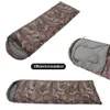 Sacos de dormir de lazer ao ar livre Camping almoço Break Bag de camuflagem Bag de dormir para acampar adulto Bolso de dormir envelope estilo preguiçoso 230320