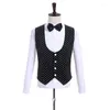 Men's Suits One Button Groomsmen Shawl Lapel Groom Tuxedos Side Vent Men Wedding Man Blazer ( Jacket Pants Bow Tie Vest ) C147