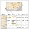 Żyrandole Nowoczesne LED żyrandol Lerting Suiling Lust z zdalnym sterowaniem salonem sypialnia kuchnia Lekkie oprawy wewnętrzne
