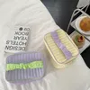 Förvaringslådor Bins Korean Cloud Cosmetic Bag stor kapacitet Dragklapp Makeup Väskor Portable Flip Sundries Pouch Brush Pack för att resa 230321