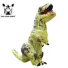 Fantasia de dinossauros temas figurinos infláveis ​​figurinos de mascote de anime Fantasia de Halloween para crianças adultas Dino Cartoon Cosplay T-Rex 230321