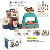 Otros juguetes Salida de luz Simulación de agua Caja registradora Máquina de café Postre Tienda 3 en 1 Juego de compras Play House Juegos para niños para niñas 230320