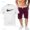 Herren Trainingsanzüge Designer T-Shirt Polos Sommer Baumwolle Hip-Hop Set Herren Kurzarm T-Shirt und Shorts Modemarke Grafiken Hochwertiger Trainingsanzug Herren T230321