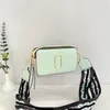 De Kleine Camera Stijl Cross Body Tas Lederen Designer Tassen Dual Top Ritssluiting Crossbody Vrouwen Verwijderbare en Verstelbare Webbing Strap Lady 2023 Schoudertas Portemonnees