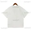 Camisetas masculinas 2023sss rhude t-shirt homens mulheres estampa de flor top top lose algodão casual camisetas t230321