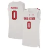 كلية ولاية أوهايو بوكس ​​بوكس ​​، قمصان كرة السلة دانغلو راسل 0 21 إيفان تيرنر 33 كيتا بيتس ديوب 1 جايز تيت 2 مارك المحبة على جامعة NCAA الرجال