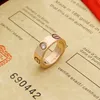 Bague d'amour en or dimond bagues de créateur pour femme cadeau anniversaire en acier inoxydable plaqué argent 18 carats rose ne se fanent jamais 4 mm 5 mm 6 mm fiançailles mariage fête unisexe