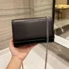 3a zincir çanta crossbody lüks tasarımcı marka çantaları kadın moda omuz çantaları yüksek kaliteli tasarımcılar kadın mektup cüzdanlar telefon cüzdan metalik ovası 20 cm