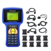 Professionell T Code Auto Key Programmer T300 Nyaste V21.9 T 300 T-CODE Engelsk eller Spanska Blå Svart Bilar T-300 Auto Transponder