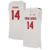 Ohio State Buckeyes 2 Bruce Thornton Jerseys College Basketball 4 Sean McNeil 13 Isaac Likeskele 10 Brice Sensabaugh 14 Justice Sueing 23 Zed Key Stitched Sport NCAA