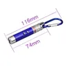 3 in1 LED Mini Flashlight Aluminum Alloy Torch with Carabiner Ring Keyrings mini Flashlight Red Laser Pointer