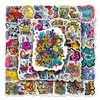 50pcs Street Graffiti Art Stickers Fashion Cool Graffiti adesivos para laptações de bagagem de bagagem de bagagem diy adesivos de motocicleta