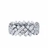 diamants legers ring för kvinna designer för man diamant 925 silver Guldpläterad 18K T0P kvalitet högsta diskkvalitet klassisk stil smycken utsökt present 004