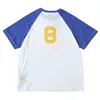 23ss Summer USA Numéro 8 Tee Net Mesh T-shirts Casual Coton Grande Taille Raglan Manches Courtes Hommes Femmes Tshirt