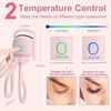 Eyelash Curler Portable Electric Heated Eyelash Clip Perm Long Lasting Eyelashes Curls Thermal Eyelash Curler Makeup Tools