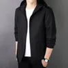 Men's Jackets Men 2023 Spring Fashion Long Sleeve Thin Male Middle-aged Casual Solid Color Father Overcoats Coats E274Men's