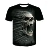 Men's T Shirts Skull Cello 3d T-shirt 2023 Summer Fashion Individual Short Sleeve Men/women Top