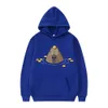 Herrjackor roliga söta capybara hoodie anime kawaii tröjor män kvinnor hoodies långärmad gatapar par vinter fleece lös pullover 230321