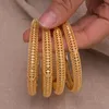 Brazalete 1 unids/lote, pulsera de cobre de Color dorado para mujer, pulseras para hombre, Etiopía, África, India, Dubái, regalo de joyería