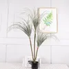 Fiori decorativi Alta simulazione Equiseto Albero di ferro Coperta Finto drago brasiliano Sangue verde Pianta in vaso Decorazione soggiorno Bonsai